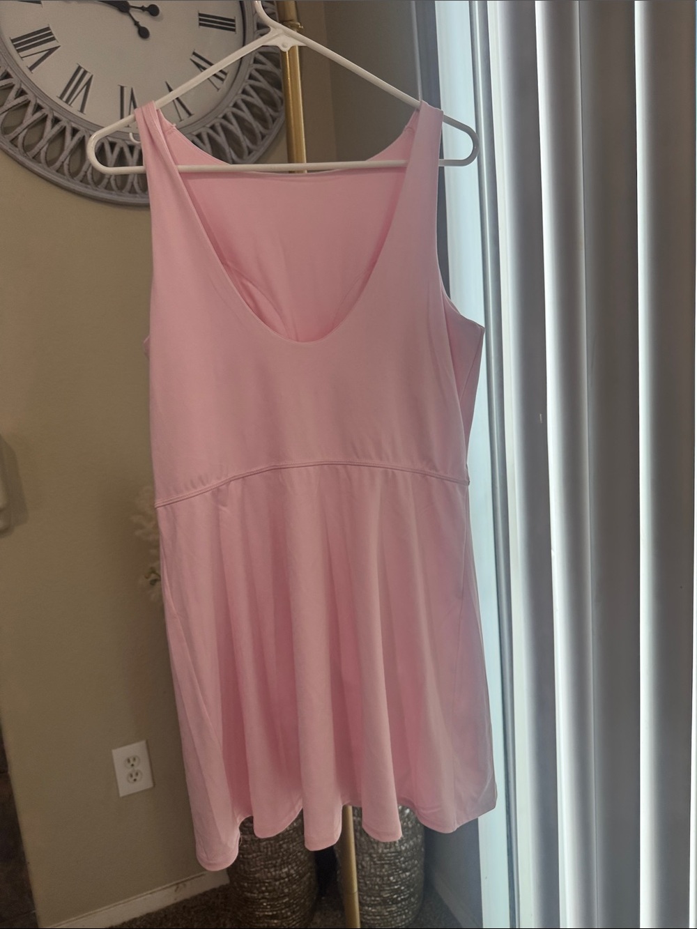 all in motion Pink Sleeveless Scoop Neck Dress